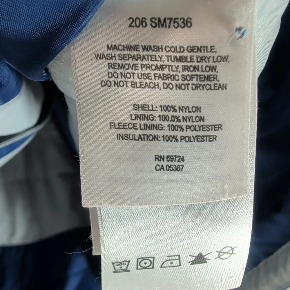 Columbia Bugaboo II Interchange Waterproof Insulated‎ Windbreaker Jackets Blue L